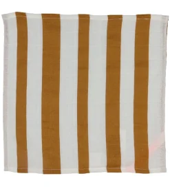 Done by Deer Vaskeklude - 5-pak - 30x30 cm - Deer Friends Mustar