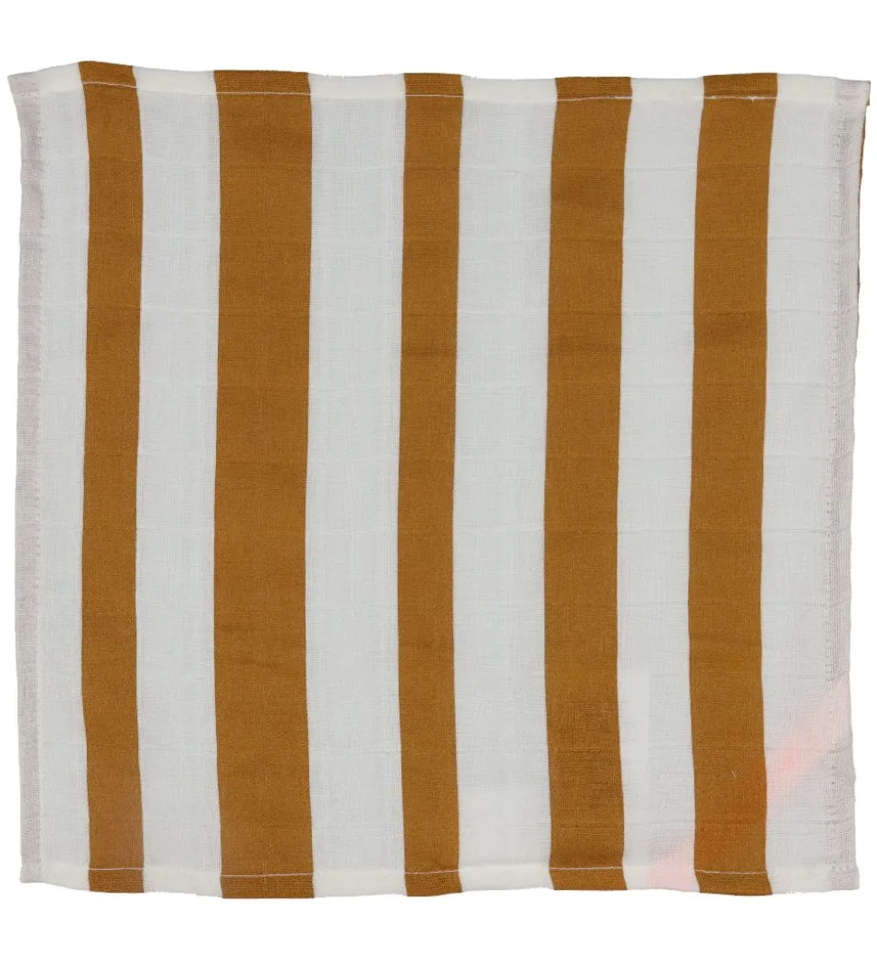 Done by Deer Vaskeklude - 5-pak - 30x30 cm - Deer Friends Mustar