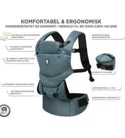 Dooky Bæresele - Urban Comfort - Green Emerald