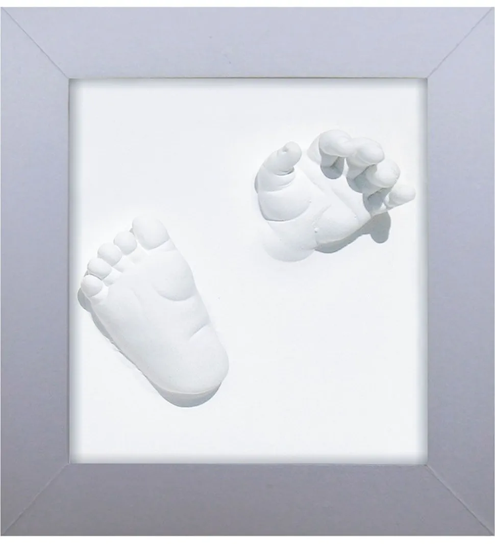 Dooky Happy Hands Ramme - 3D Deluxe - Silver