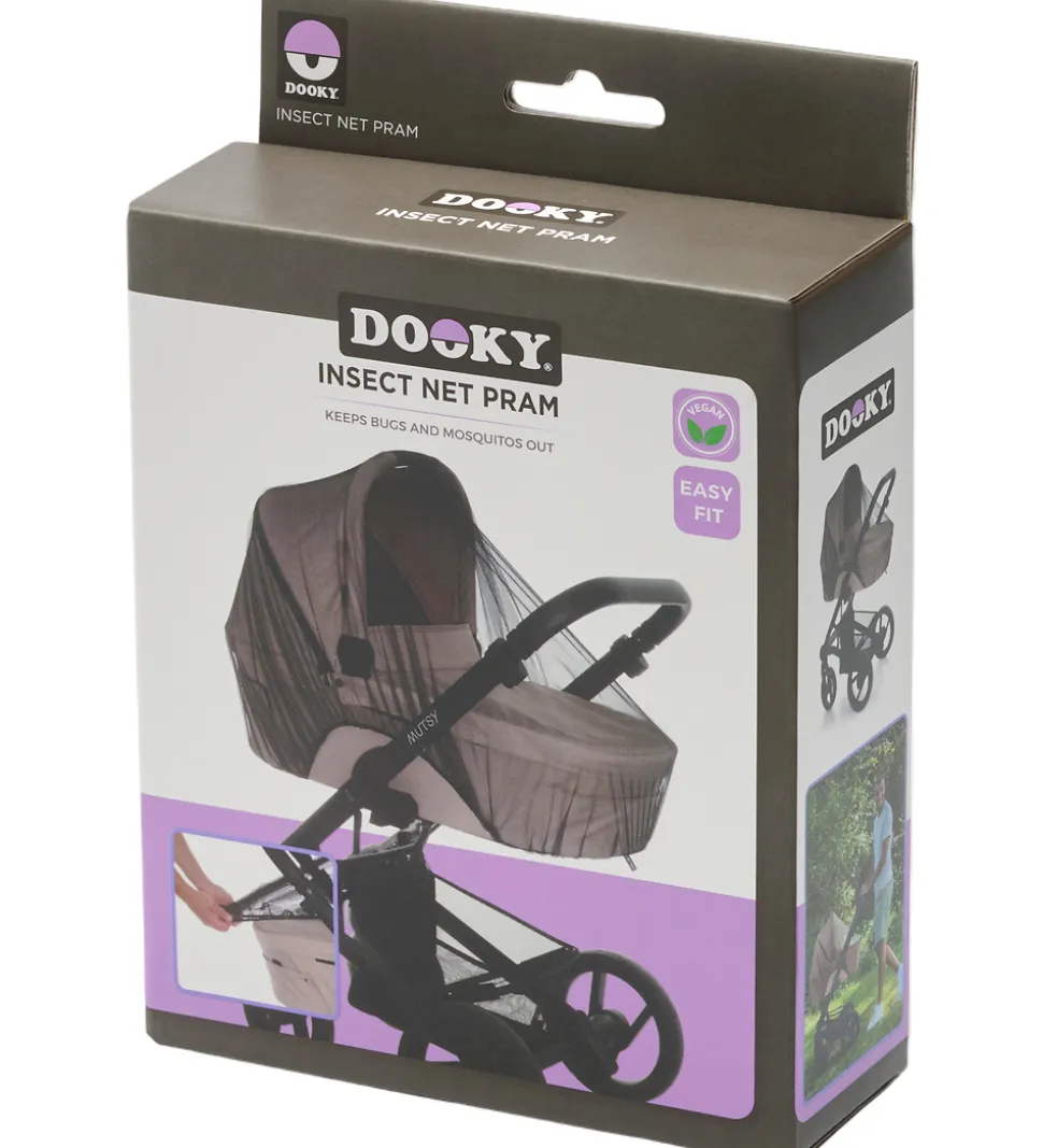 Dooky Myggenet - Barnevogn - Sort
