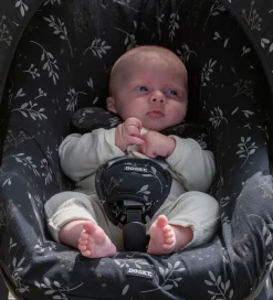 Dooky Sædeovertræk Til Autostol - 0+ - Romantic Leaves - Sort