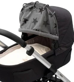 Dooky Solsejl - Universal - UV50+ - Grey Stars