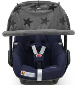 Dooky Solsejl - Universal - UV50+ - Grey Stars