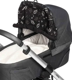 Dooky Solsejl - Universal - UV50+ - Romantic Leaves Black