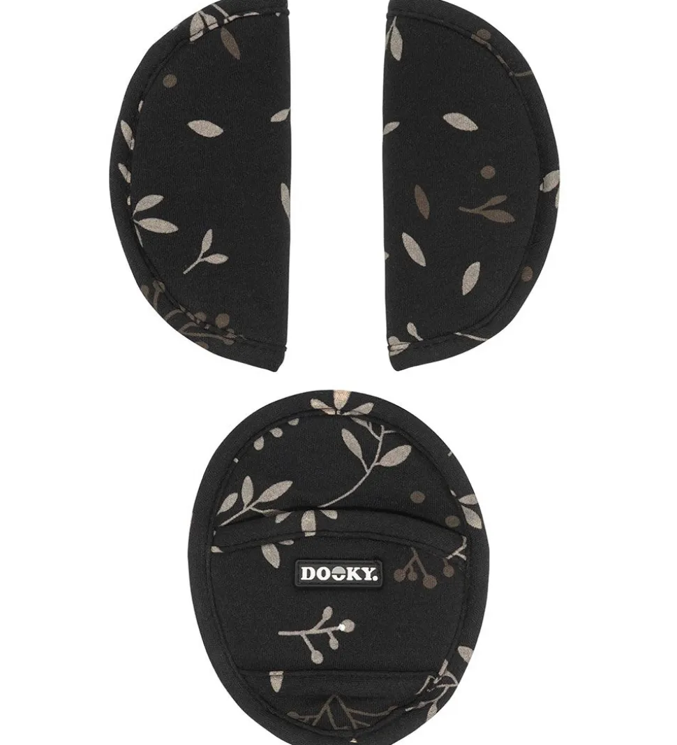 Dooky Universelle Puder - Romantic Leaves - Sort