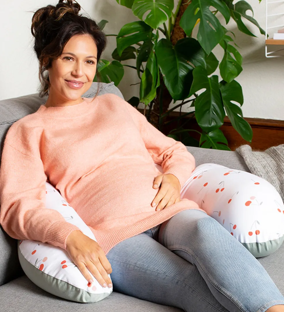 Doomoo Graviditets-/Ammepude - 180 cm - Buddy - Cherries Green