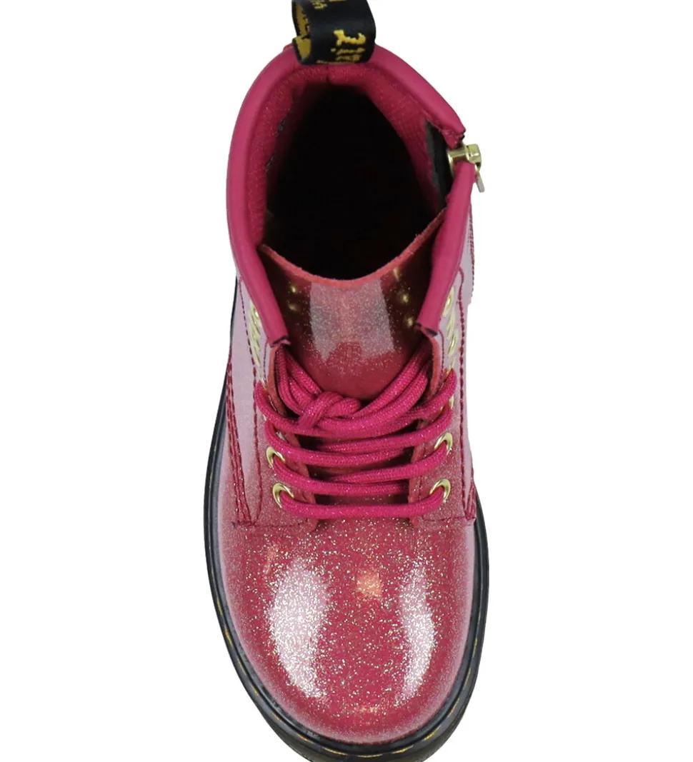 Dr. Martens Støvler - 1460 J - Nebula Glitter - Fuchsia/Silver