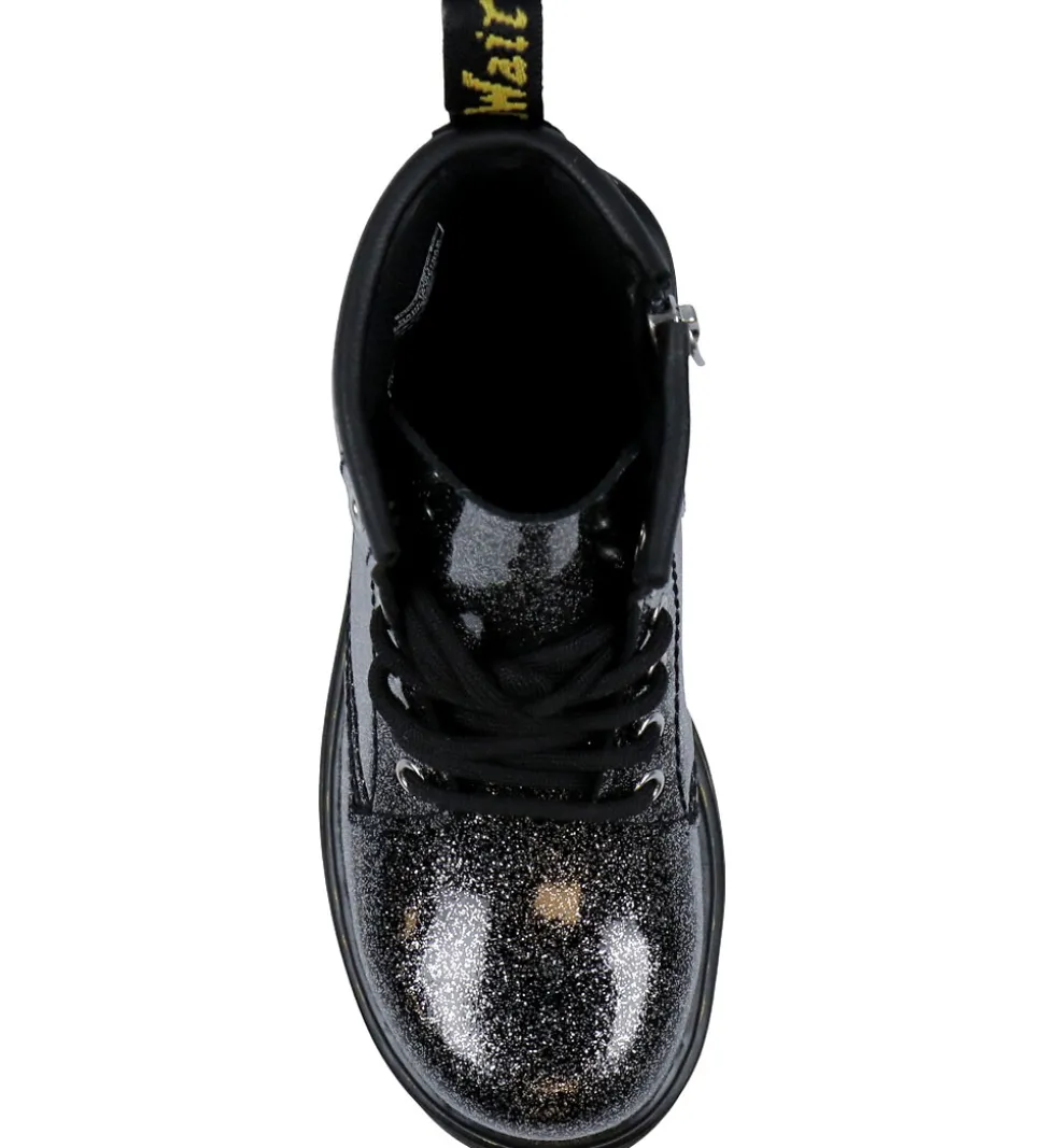 Dr. Martens Støvler - 1460 J - Nebula Glitter - Black/Silver/Neb