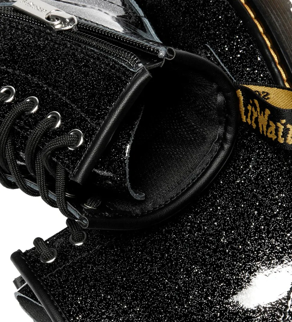 Dr. Martens Støvler - 1460 J - Nebula Glitter - Black/Silver/Neb