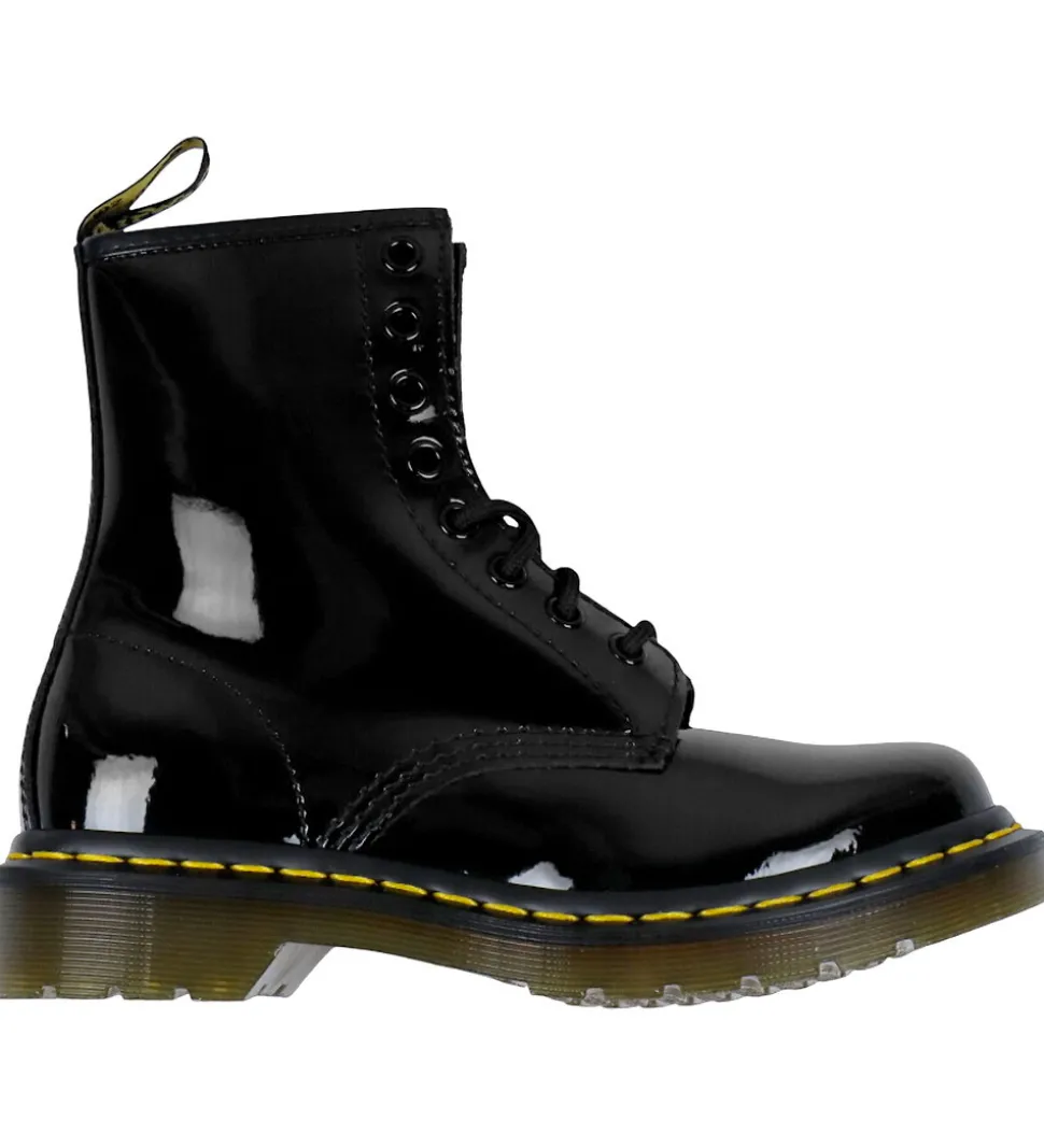 Dr. Martens Støvler - 1460 W - Black Patent Lamper