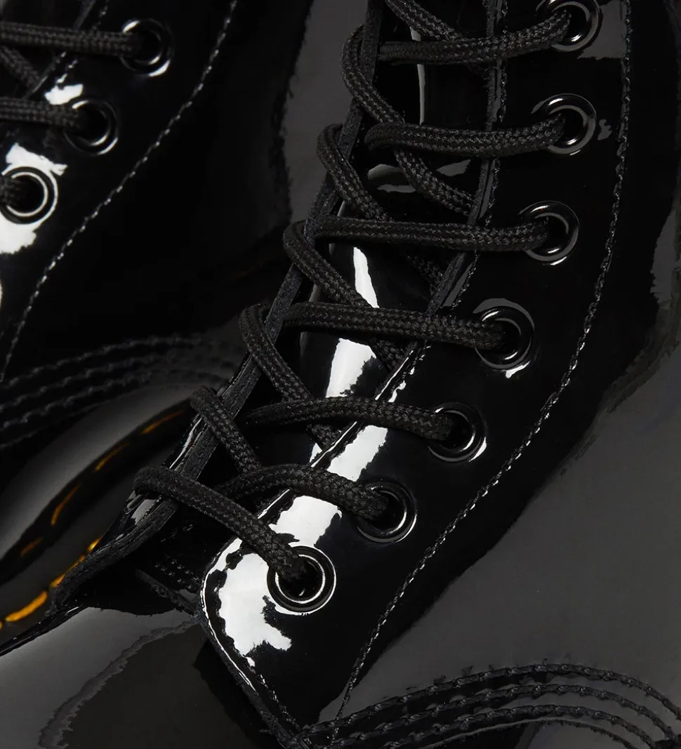 Dr. Martens Støvler - 1460 W - Black Patent Lamper