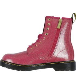 Dr. Martens Støvler - 1460Y - Nebula Glitter - Fuchsia/Silver/Go