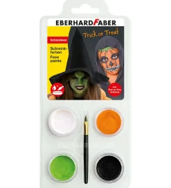 Eberhard Faber Ansigtsmaling - 4 Farver - Græskar/Heks