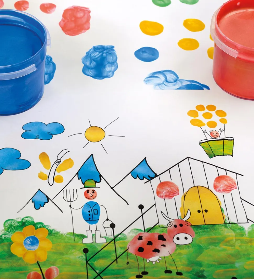 Eberhard Faber Fingermaling- Metallic - 4 stk. - 100 ml.