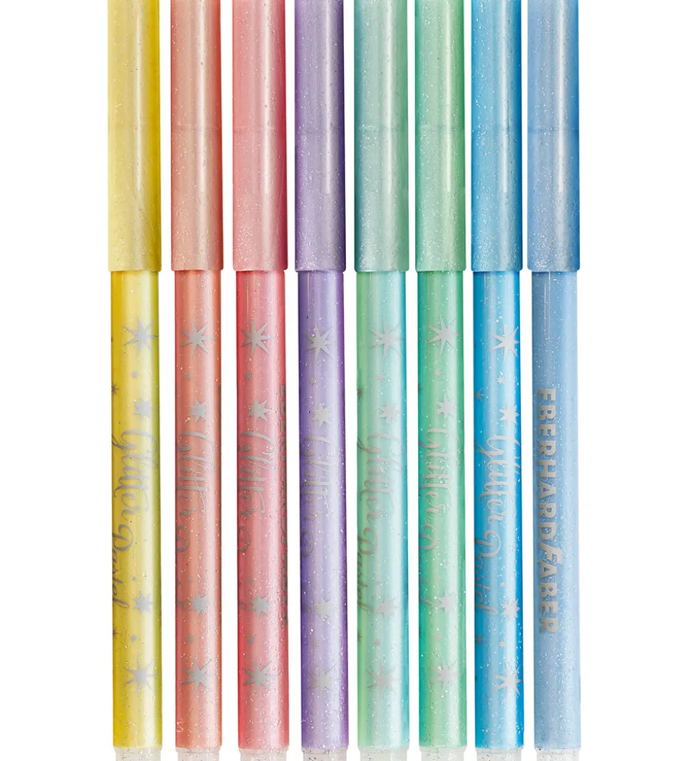 Eberhard Faber Tusser - 8 stk - Glitter Pastel