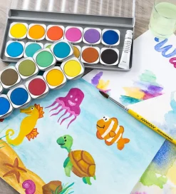 Eberhard Faber Vandfarver - 24 stk.