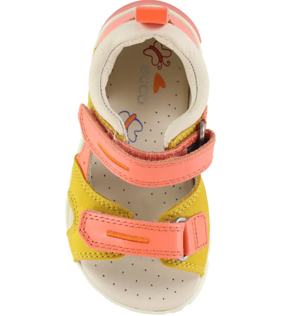 Ecco Sandaler - Mini Stride - Coral/Multicolor