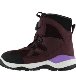 Ecco Vinterstøvler - Snow Mountain - Boa - Tex - Black/Fig