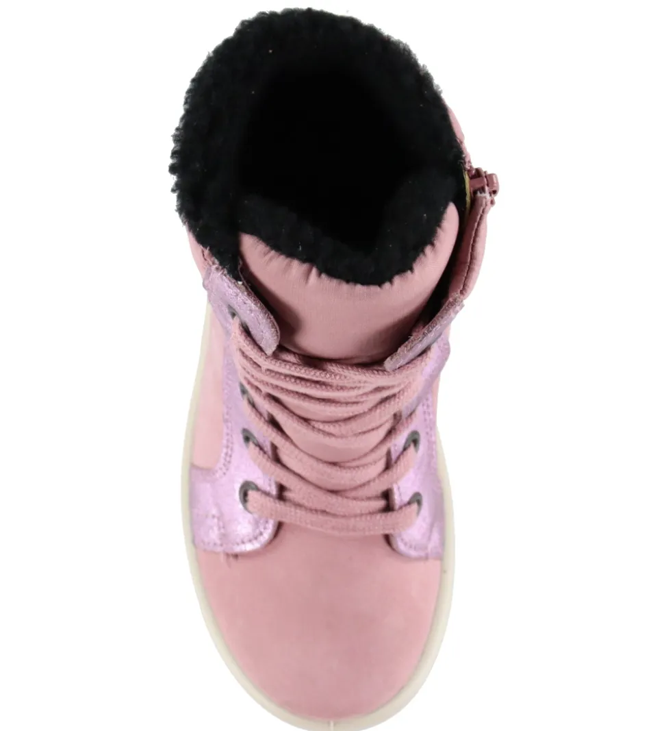 Ecco Vinterstøvler - Urban Snow - Lace Up - Blush/Blush/Blush