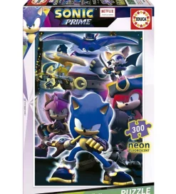 Educa Puslespil - 300 Brikker - Sonic Prime Neon