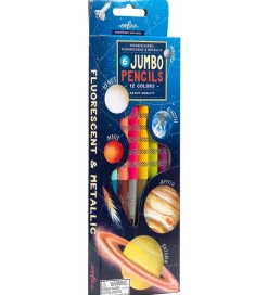 Eeboo Farveblyanter - Jumbo - Dobbeltsidet - 6-pak
