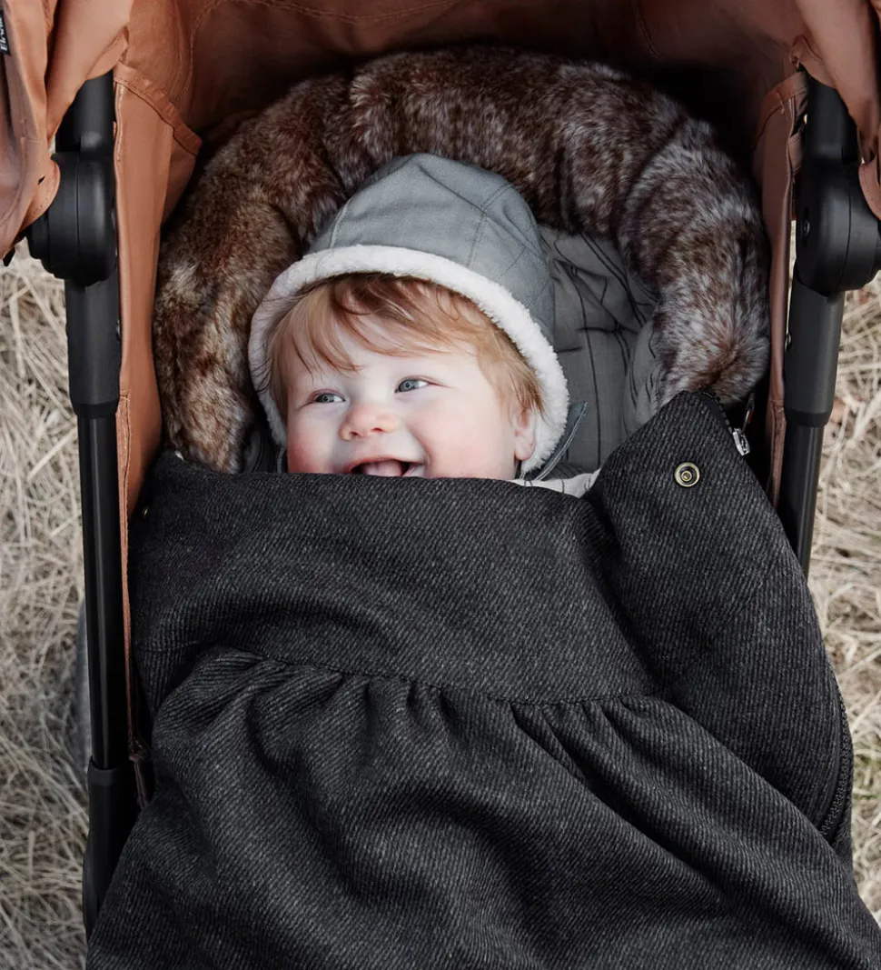 Elodie Details Kørepose - 97 cm - Uld - Tweed