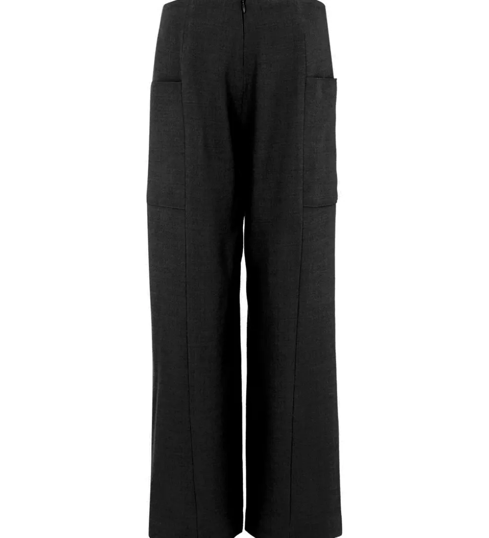 Emporio Armani Bukser - Viskose/Uld - Navy