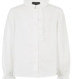 Emporio Armani Skjorte - Hvid m. Print