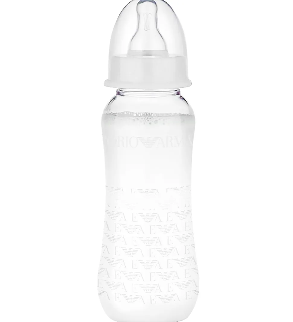 Emporio Armani Sutteflaske - Plast/Silikone - 240 ml - Hvid