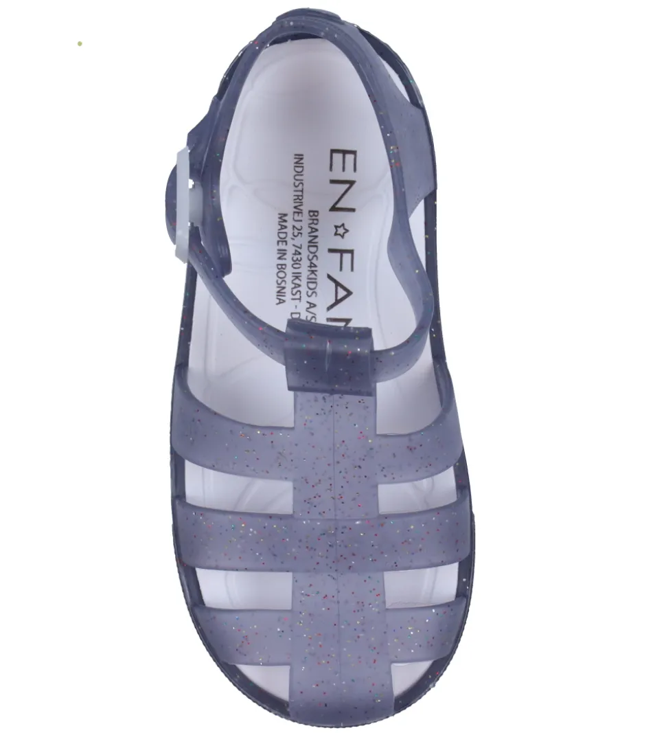 En Fant Badesandaler - Glimmer - India Ink