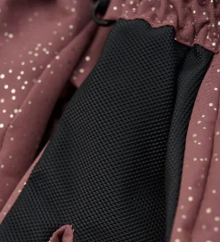 En Fant Handsker - Frosted Almond m. Guldprikker