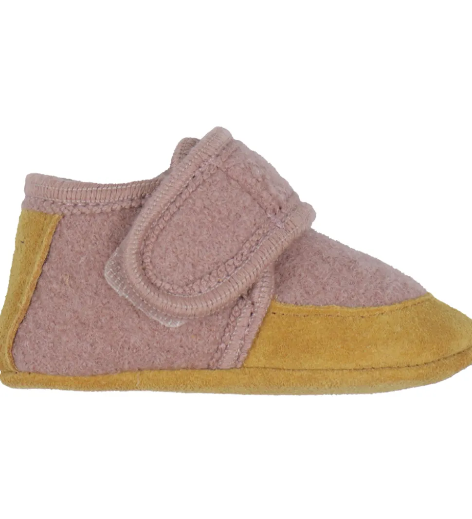 En Fant Hjemmesko - Uld - Bark