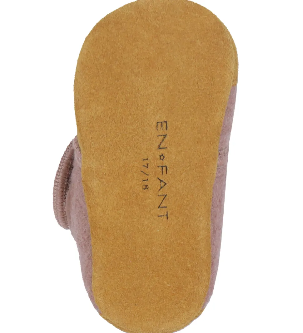 En Fant Hjemmesko - Uld - Bark