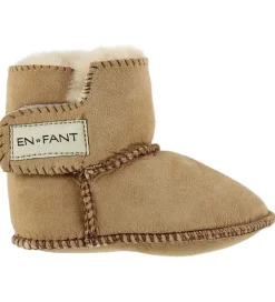 En Fant Lammeskindsfutter m. For - Brun