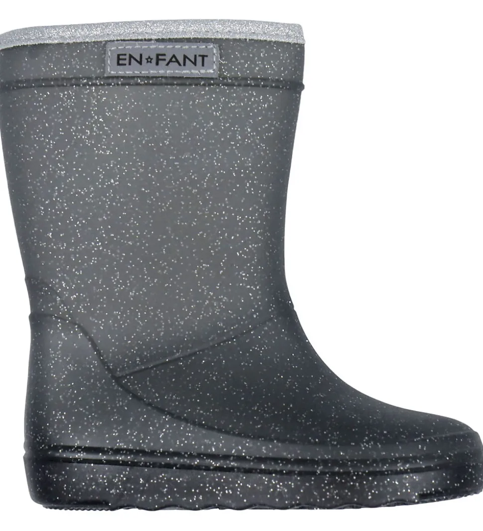 En Fant Termostøvler m. Glimmer - Ebony