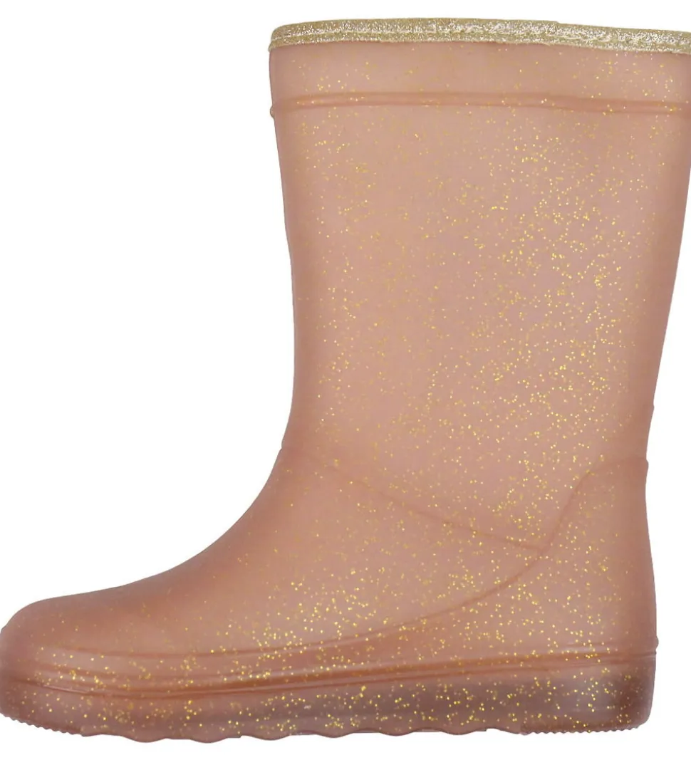 En Fant Termostøvler m. Glimmer - Rose Taupe