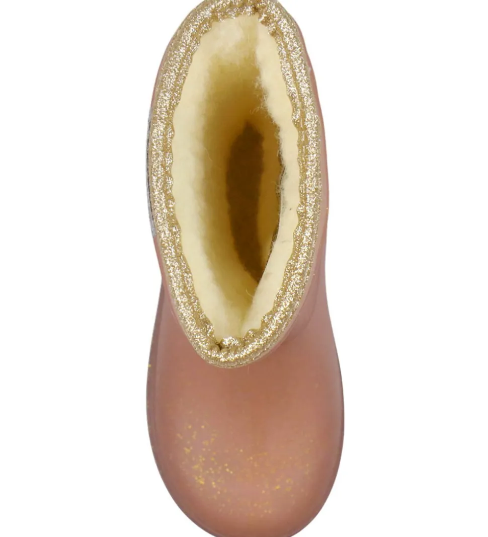 En Fant Termostøvler m. Glimmer - Rose Taupe