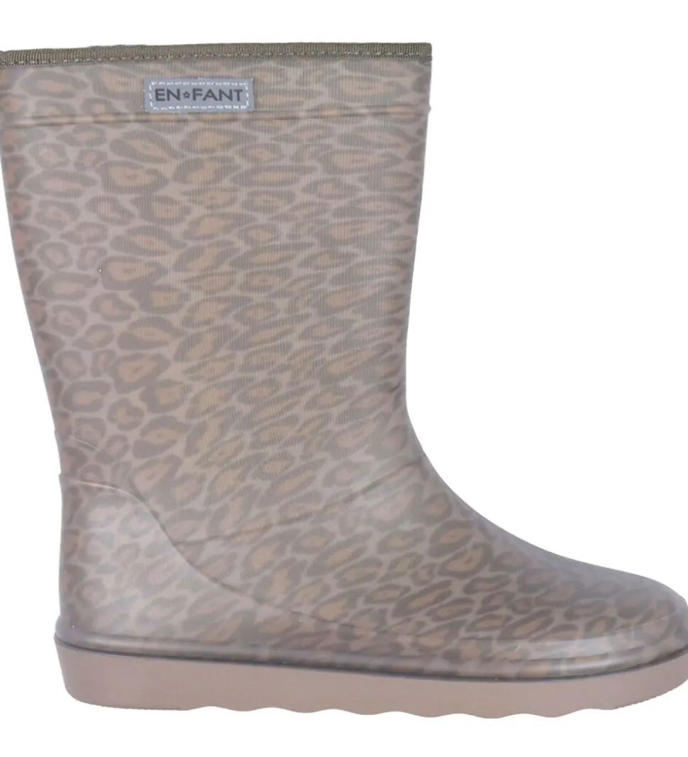 En Fant Termostøvler m. Print - Pine Bark