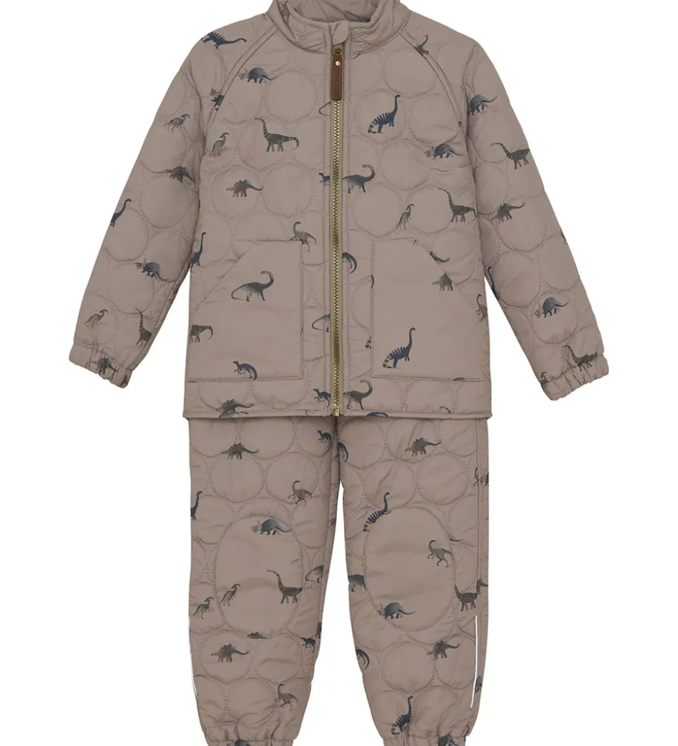 En Fant Termotøj - Quiltet - Fungi m. Dinoer