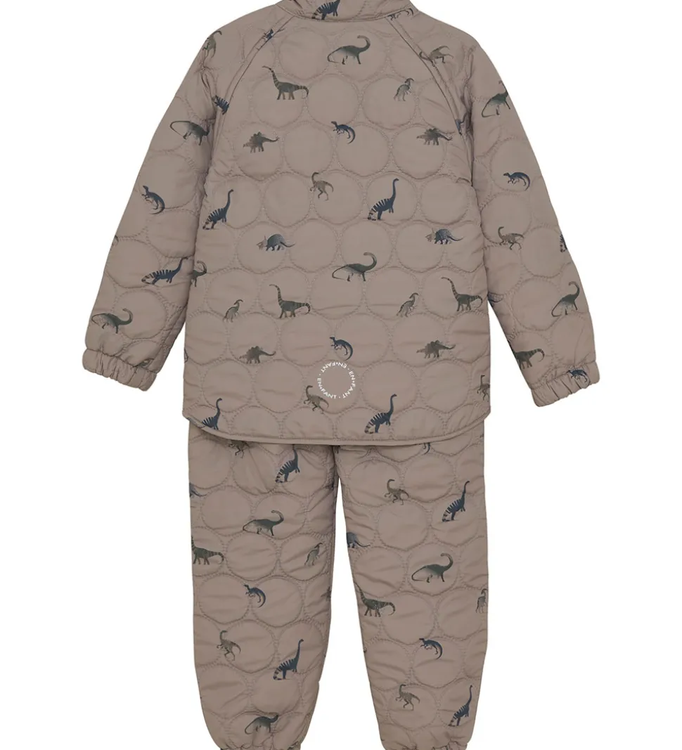 En Fant Termotøj - Quiltet - Fungi m. Dinoer