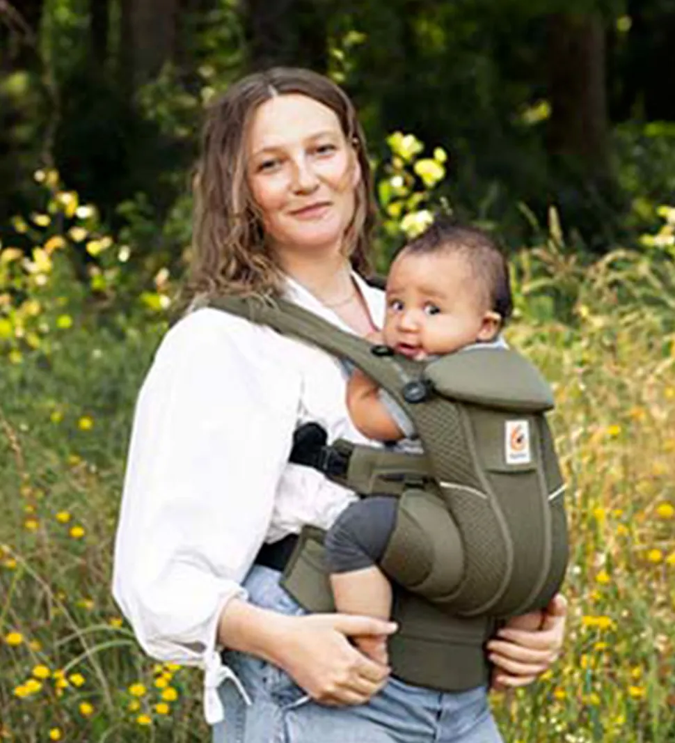 Ergobaby Bæresele - Omni Breeze - 1 in Airflow - Olive Green