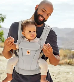 Ergobaby Bæresele - Omni Dream - SoftTouch Bomuld - Pearl Grey