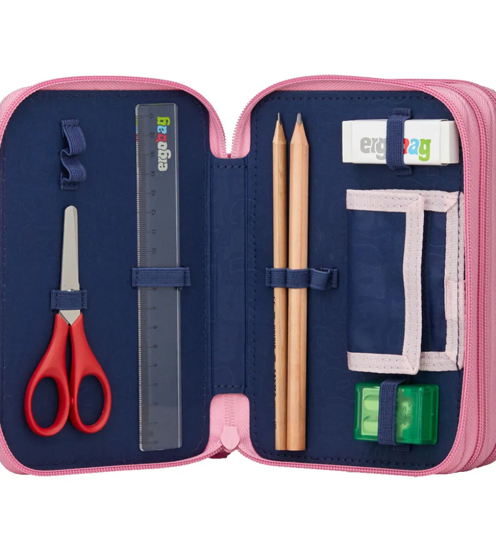 Ergobag Penalhus m. Indhold - Maxi - Magic CloudBear