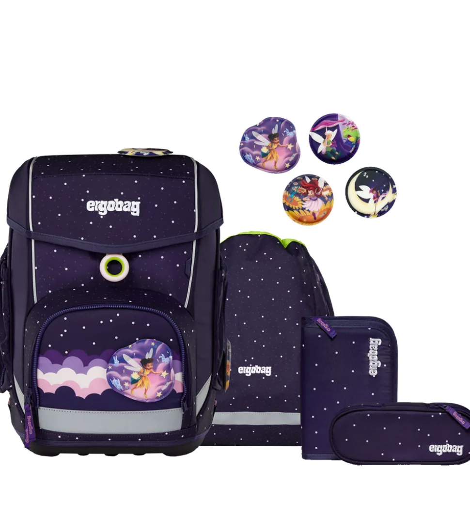 Ergobag Skoletaskesæt - Cubo - StargazBear