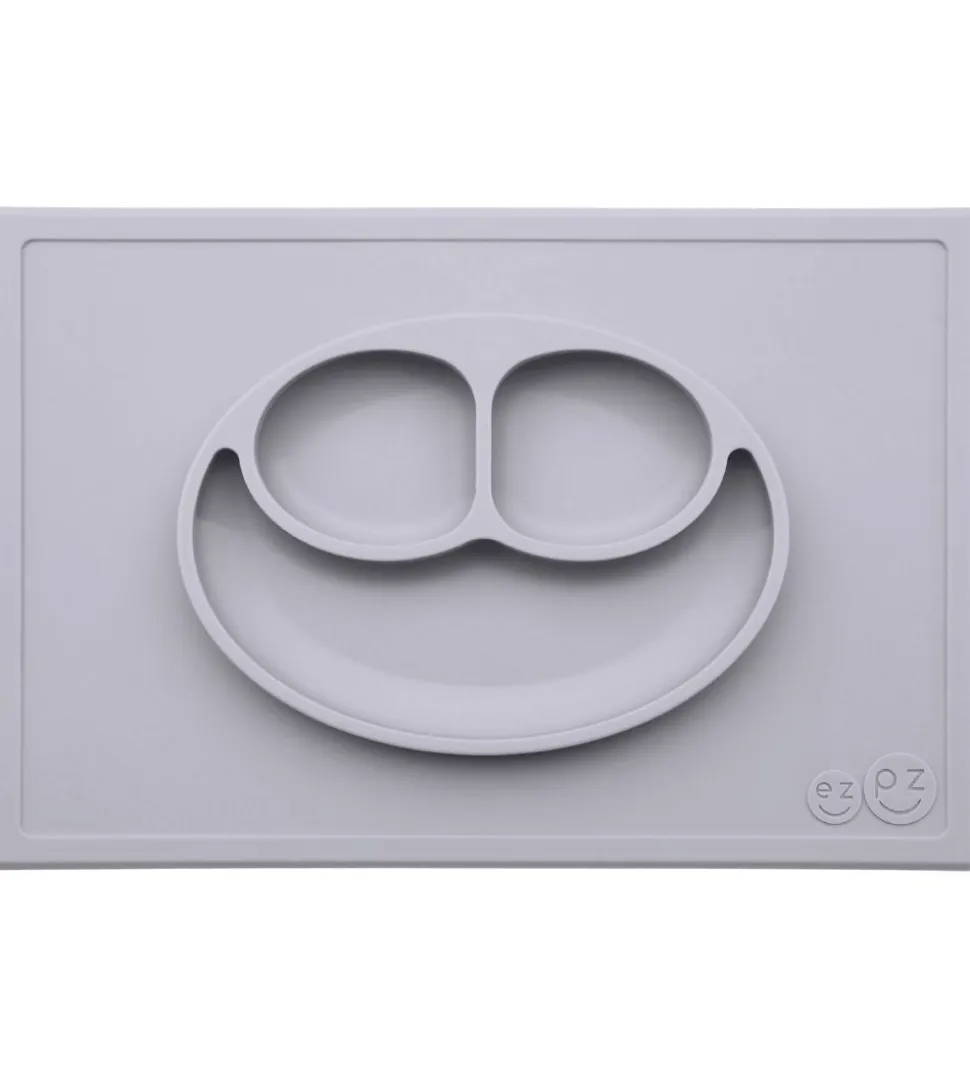EzPz Happy Mat - Silikone - Lysegrå