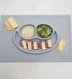 EzPz Happy Mat - Silikone - Lysegrå