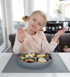 EzPz Happy Mat - Silikone - Mørkegrå