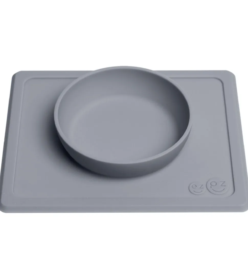 EzPz Happy Mini Bowl - Silikone - Grå