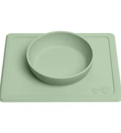 EzPz Happy Mini Bowl - Silikone - Støvet Grøn